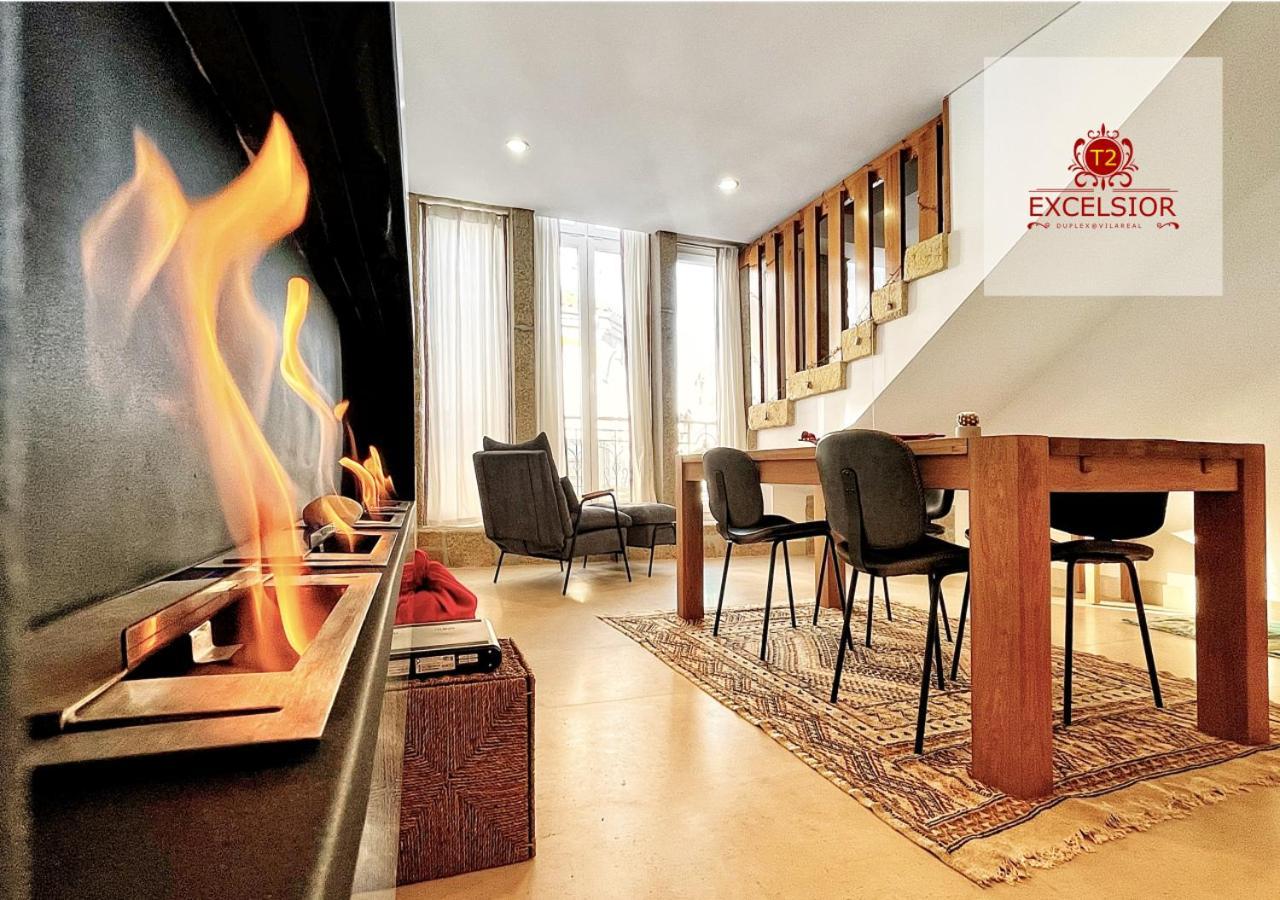 T2 Duplex - Exclusivo No Centro Historico Apartment Vila Real Bagian luar foto