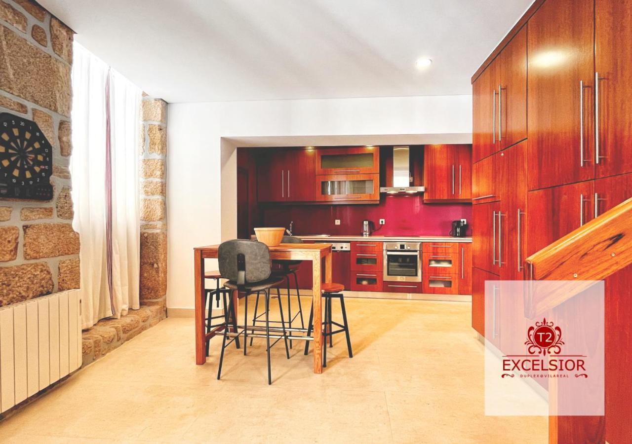 T2 Duplex - Exclusivo No Centro Historico Apartment Vila Real Bagian luar foto
