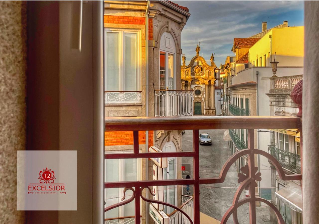 T2 Duplex - Exclusivo No Centro Historico Apartment Vila Real Bagian luar foto