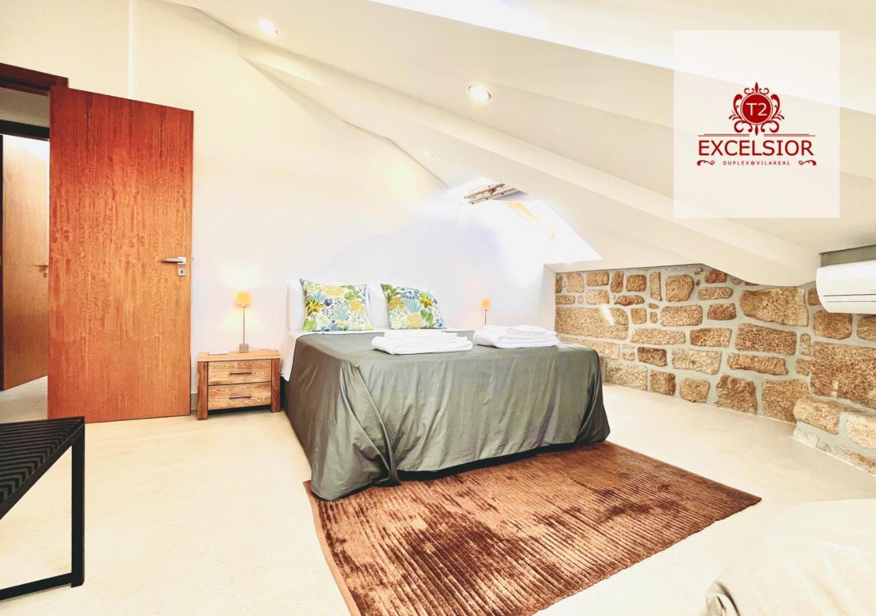 T2 Duplex - Exclusivo No Centro Historico Apartment Vila Real Bagian luar foto