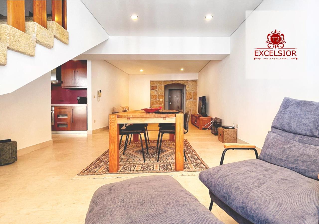 T2 Duplex - Exclusivo No Centro Historico Apartment Vila Real Bagian luar foto