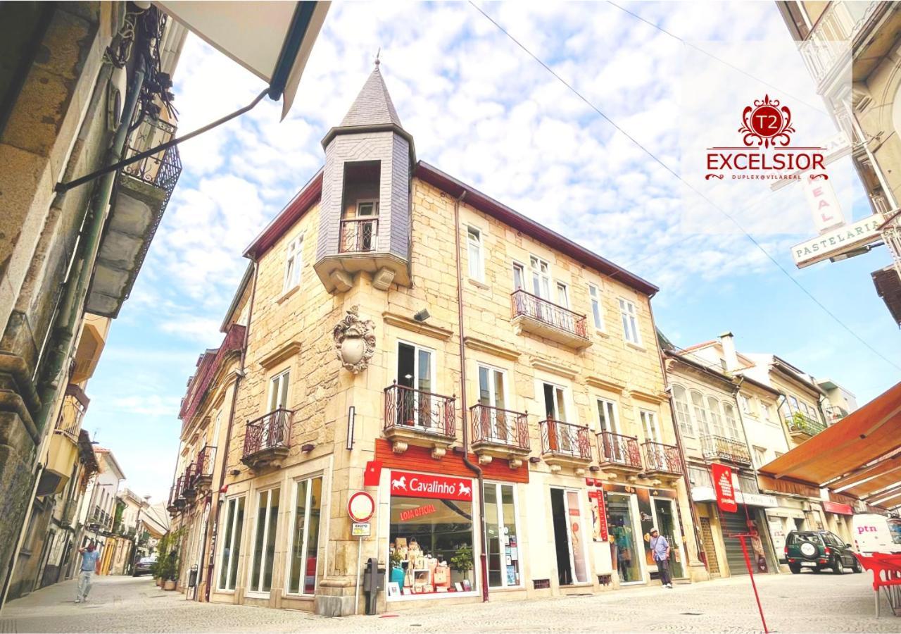 T2 Duplex - Exclusivo No Centro Historico Apartment Vila Real Bagian luar foto