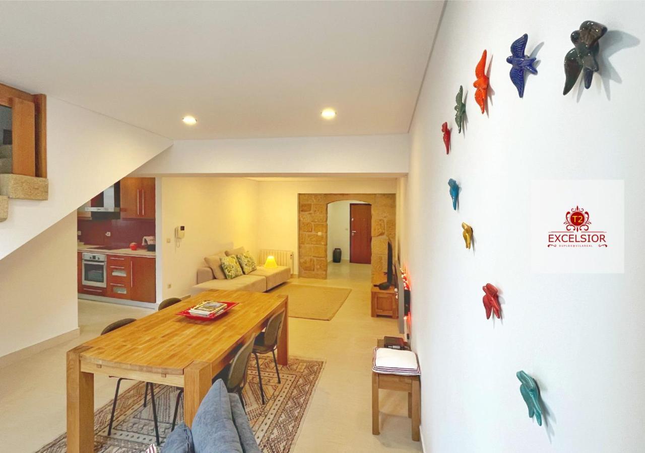 T2 Duplex - Exclusivo No Centro Historico Apartment Vila Real Bagian luar foto